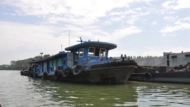 萬噸拖船浩蕩而來，商水港時隔半個世紀又通航