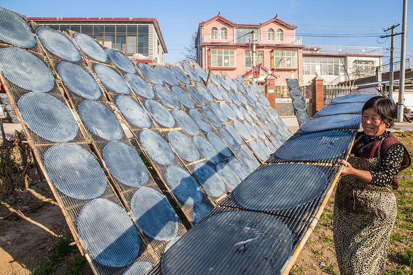 見過傳統(tǒng)技法做粉皮嗎？隨鏡頭走進豫東農(nóng)村看看吧